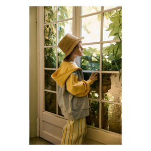 Tinycottons - Color-Blocked Organic Cotton Hooded Sweatshirt | Green