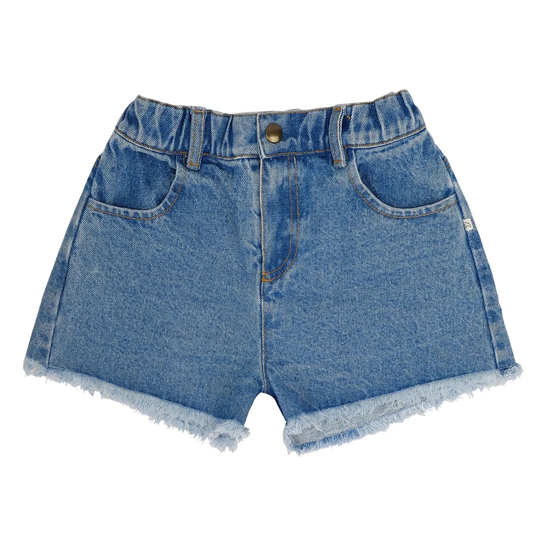 Jenest - Lilou Organic Cotton Denim Shorts | Blue