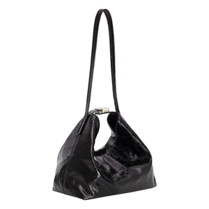 BY FAR - Bea Textured Leather Bag | Black