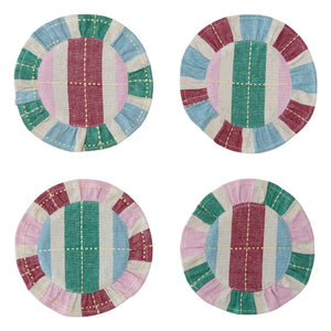 Tarta Gelatina - Organic cotton coaster set - 4 pieces
