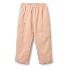 Wheat - Kalloa Striped Organic Cotton Pants | Peach