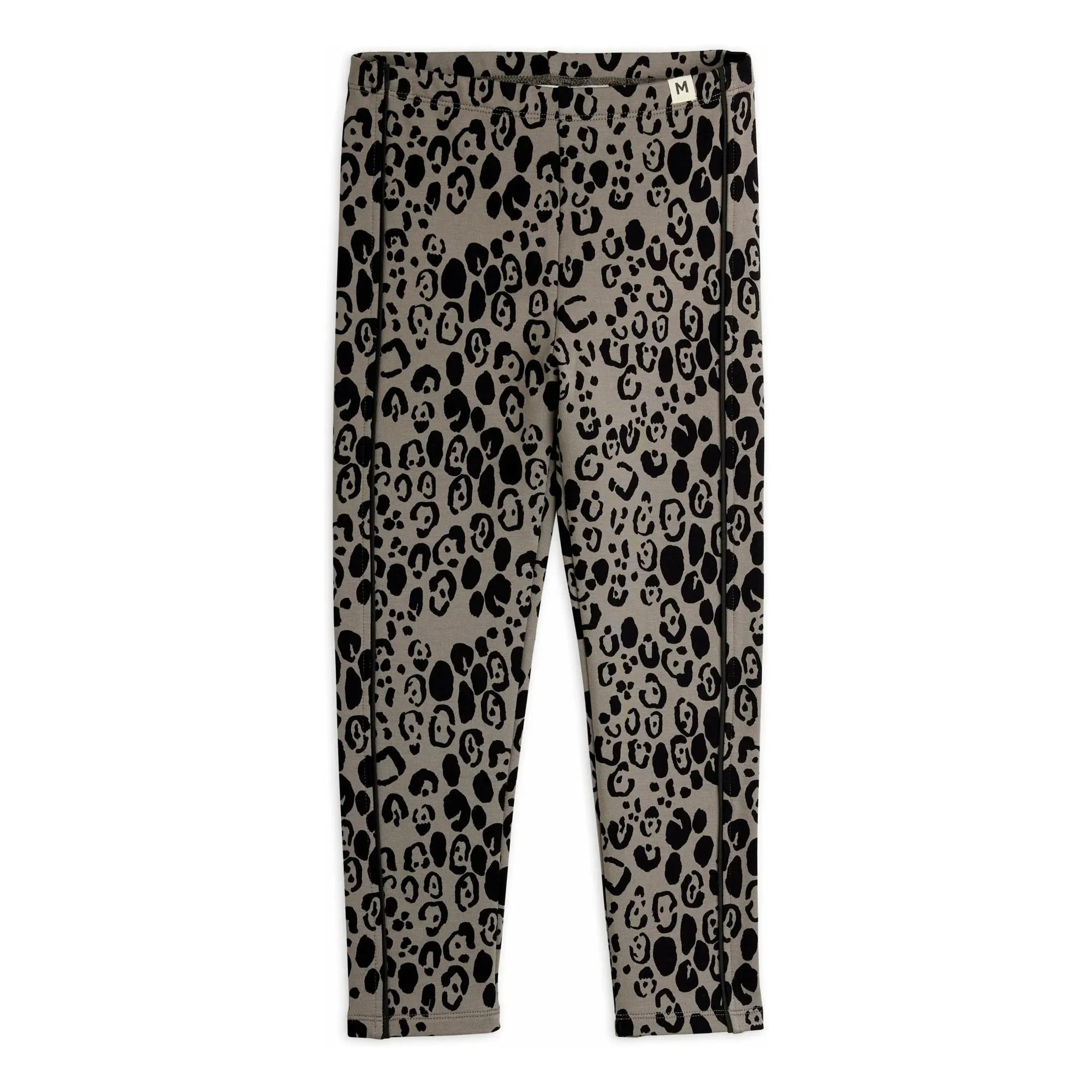 Mini Rodini - Organic Cotton Leopard Leggings | Gray