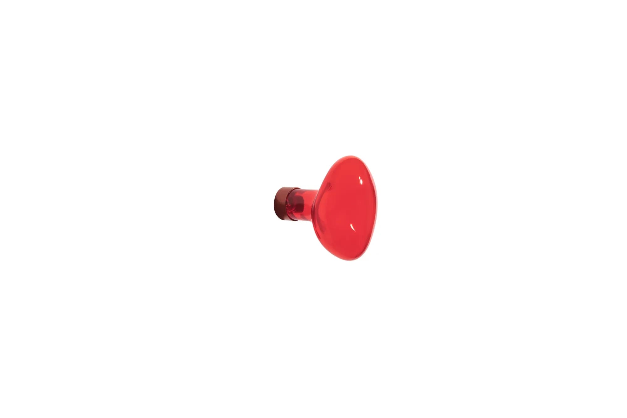 Petite friture - Bubble Small Glass Coat Hook | Vermillion
