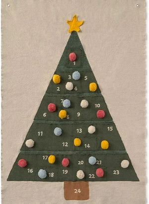 Lorena Canals - Christmas Tree Advent Calendar | Dark Green