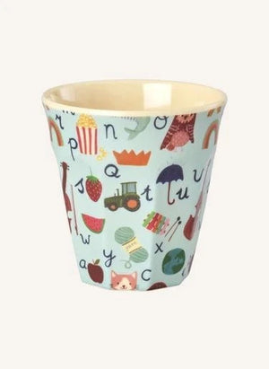 Rice - ABC Melamine Cup | Light Blue