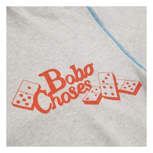 Bobo Choses - Sweat Dice Bobo Choses Organic Cotton | Grey Melange