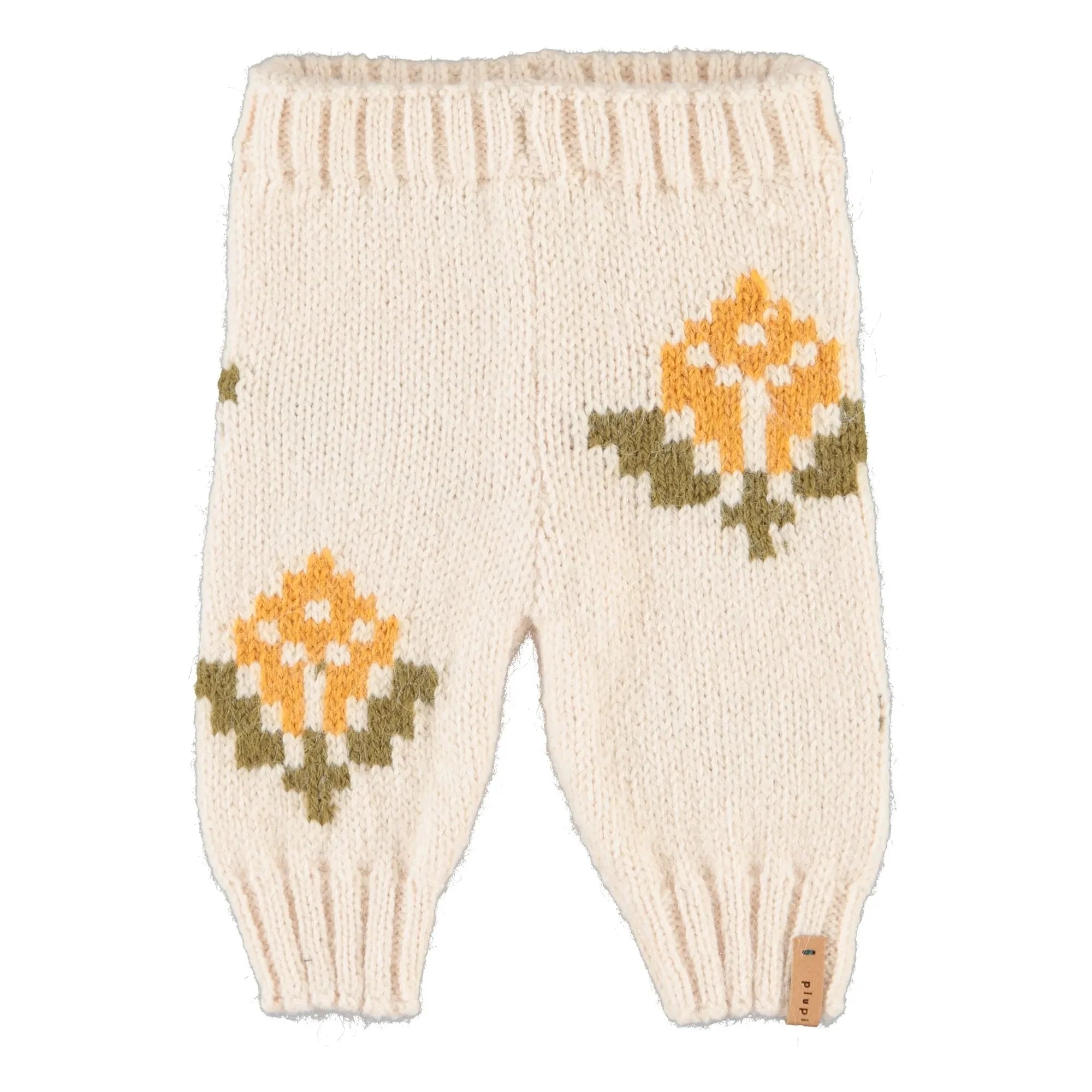 Piupiuchick - Floral Mesh Leggings | Ecru
