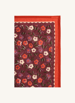 Apaches - Large Floral Scarf | Beige