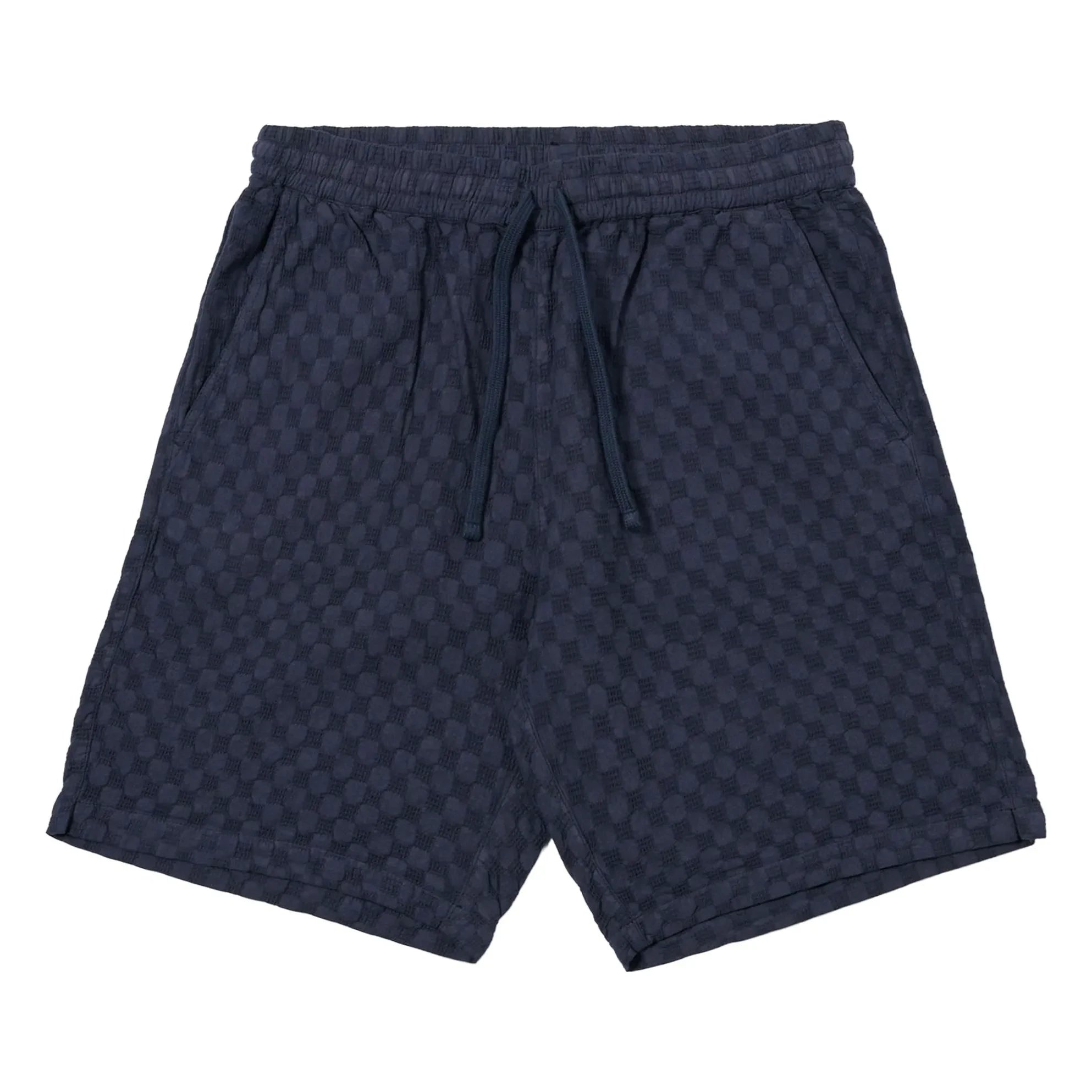 Universal Works - Short Dot Waffle | Dark Blue