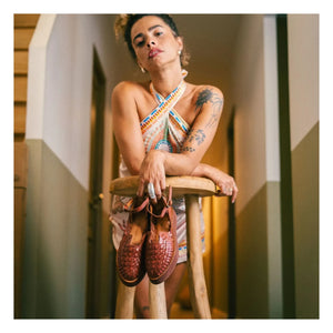Mapache - Carmen Sandal | Tobacco