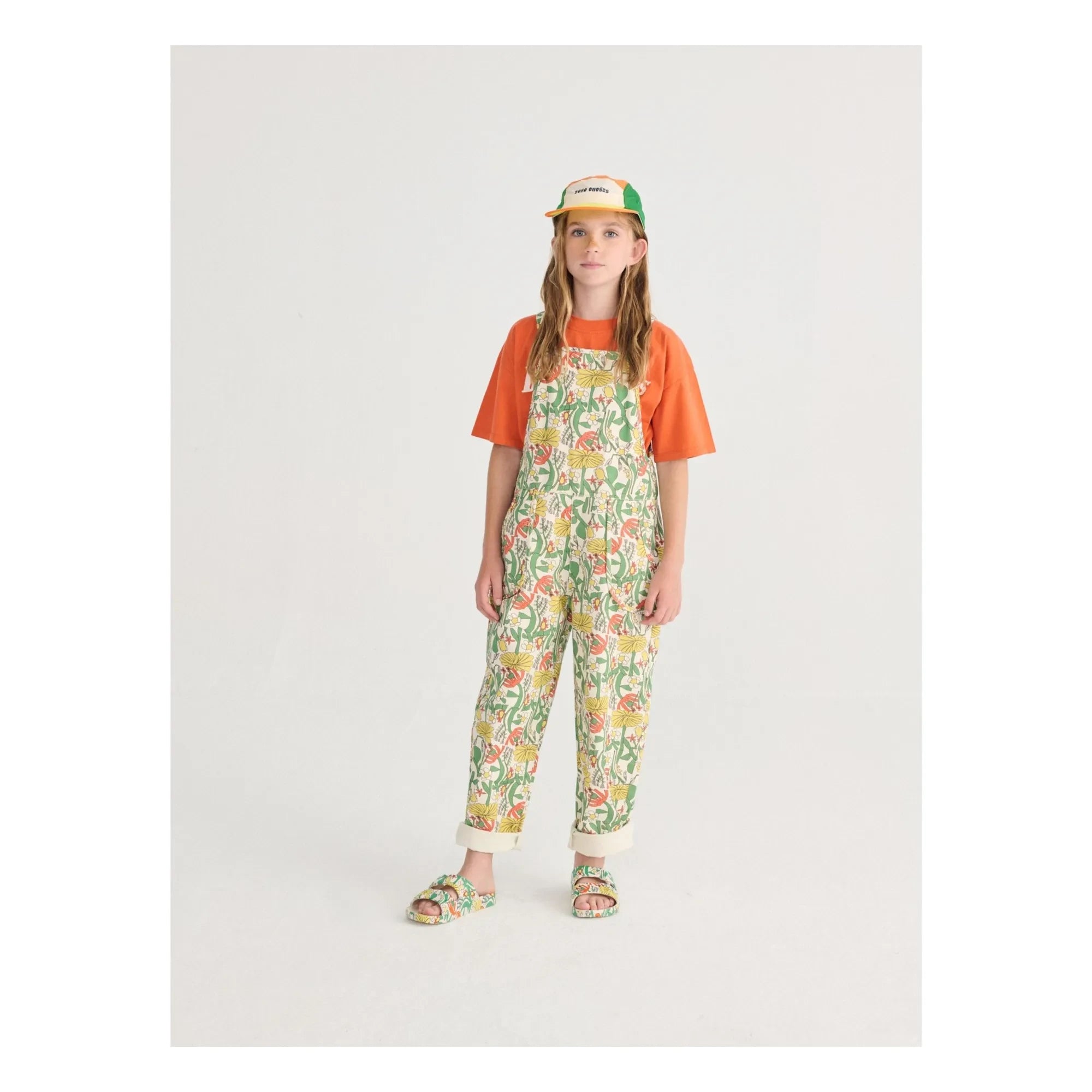 Bobo Choses - Organic Cotton Floral-Print Romper | White