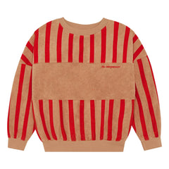 The Campamento - Striped sweatshirt | Camel