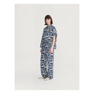 Bobo Choses - Cookery Festival Organic Cotton Pants | Navy Blue