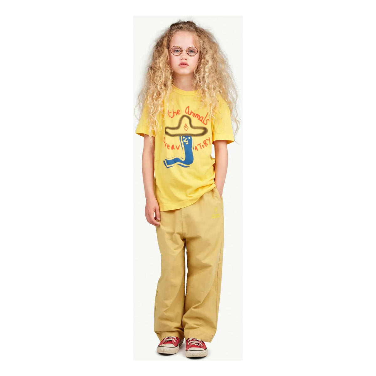 The Animals Observatory - Rooster T-Shirt | Yellow