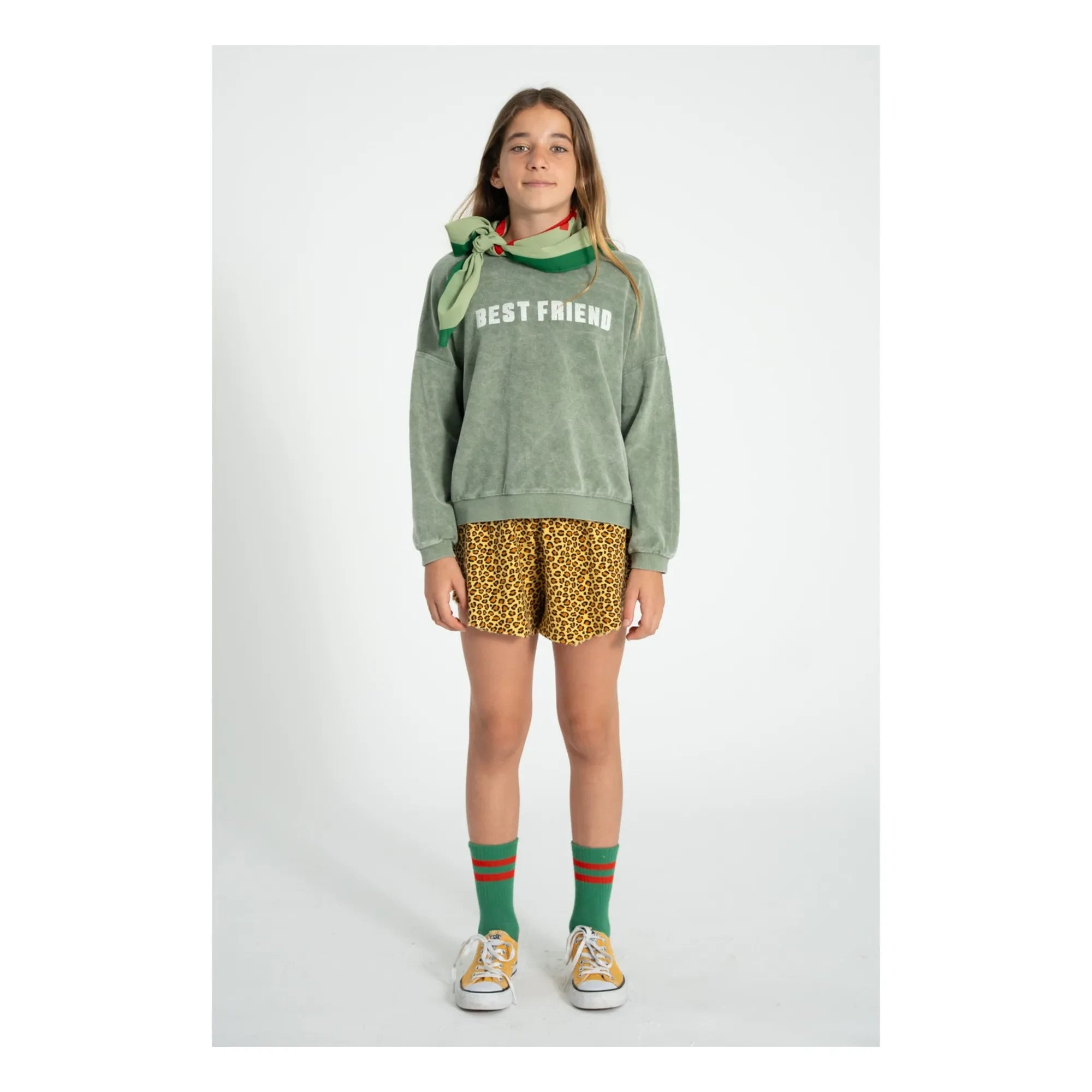 Piupiuchick - Striped Socks | Green