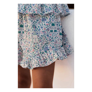 Tartine et Chocolat - Liberty Blouse and Shorts Set | White