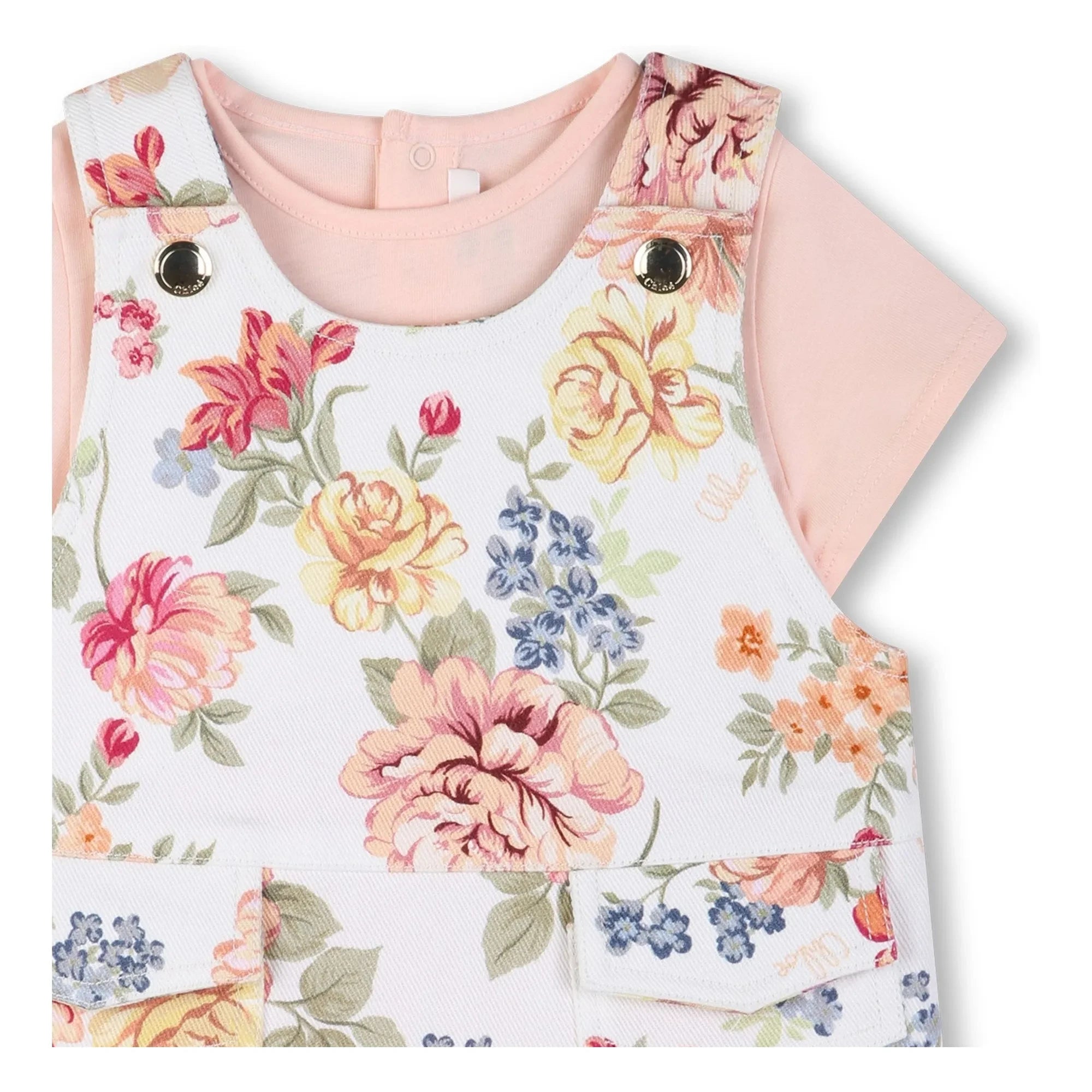 Chloé - Organic Cotton T-shirt and Dress Set | Pink