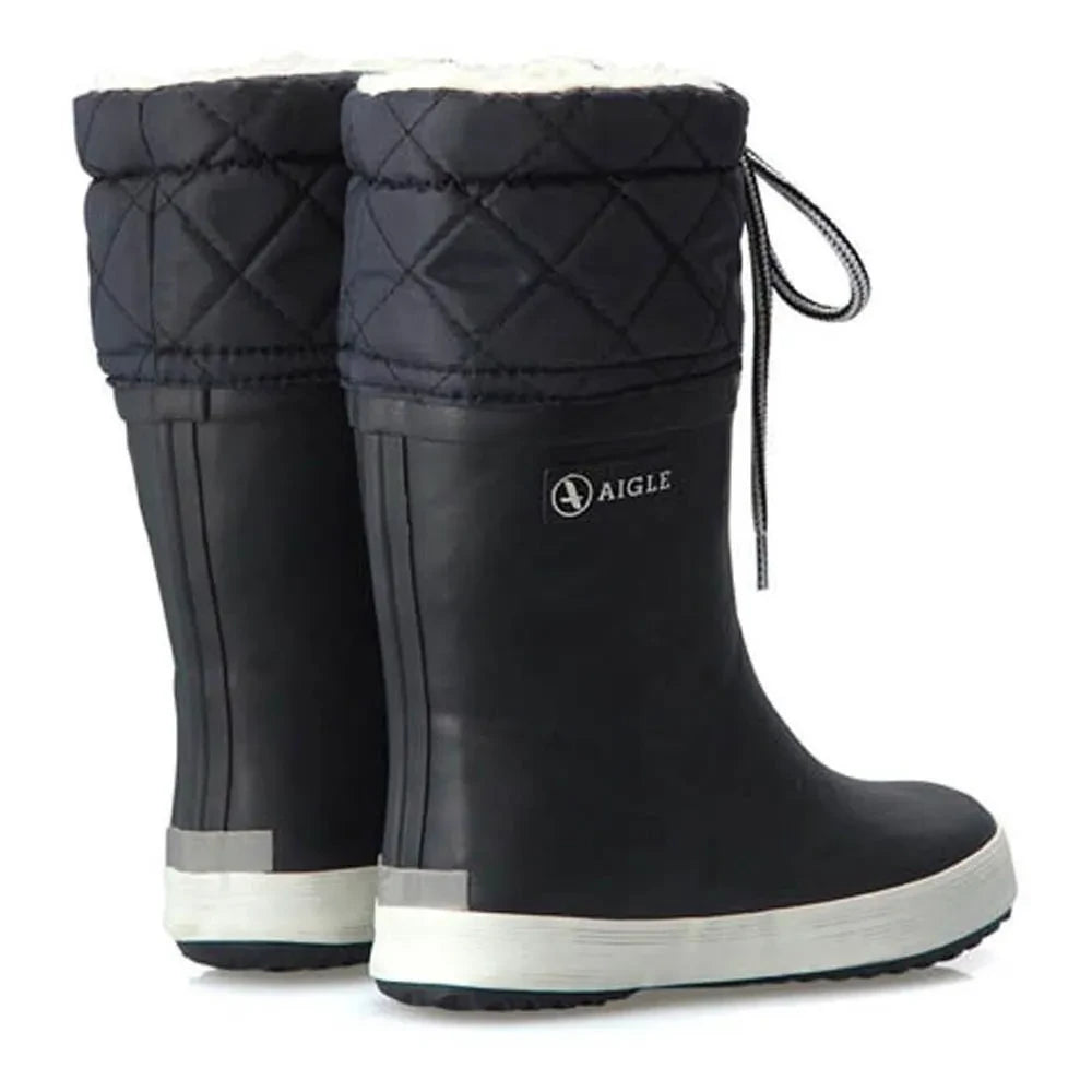 Aigle - Fur-lined Waterproof Snow Boots | Navy