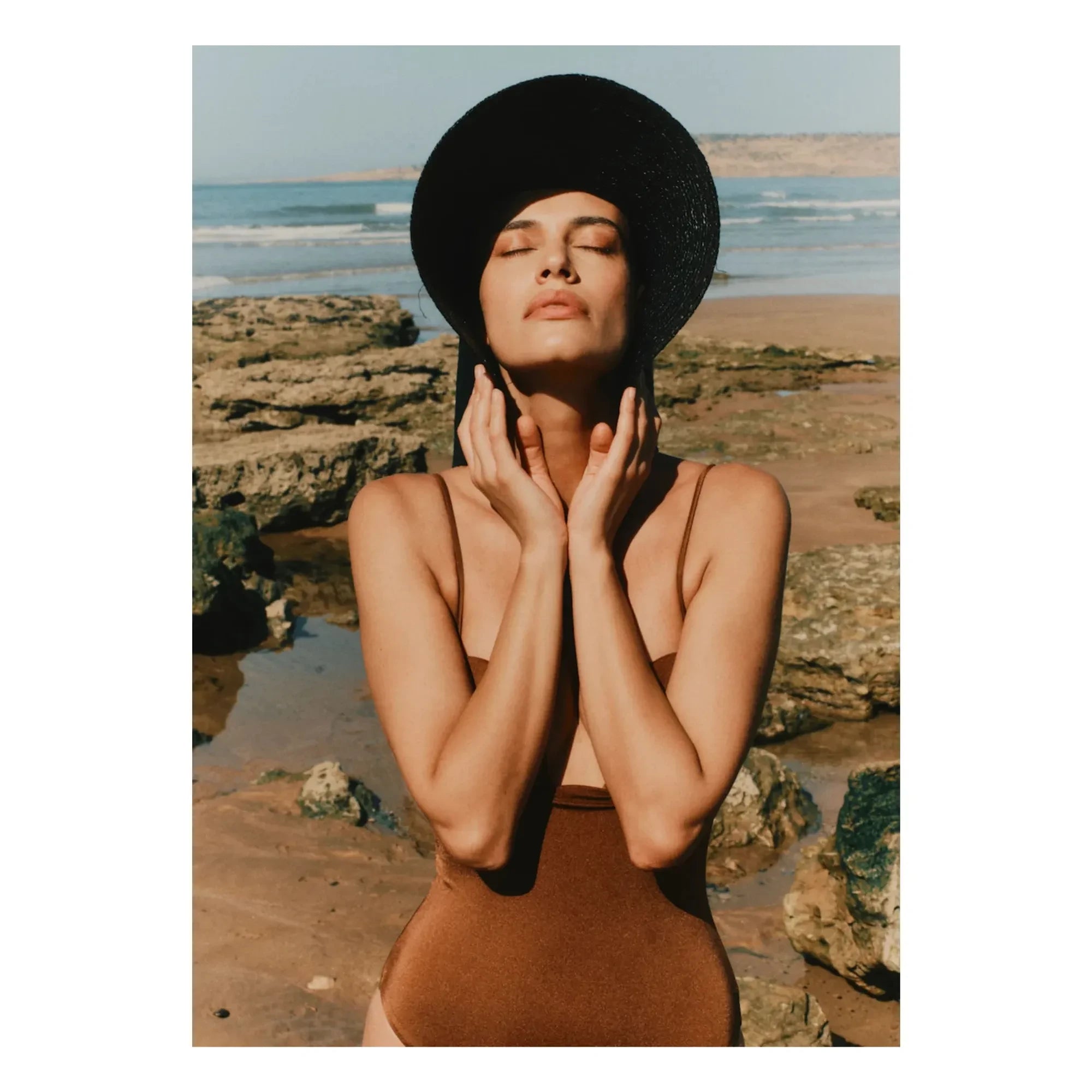 Vanessa Sposi - Vanessa Sposi X Laura Brown: Balloonette One-Piece Swimsuit | Chocolate