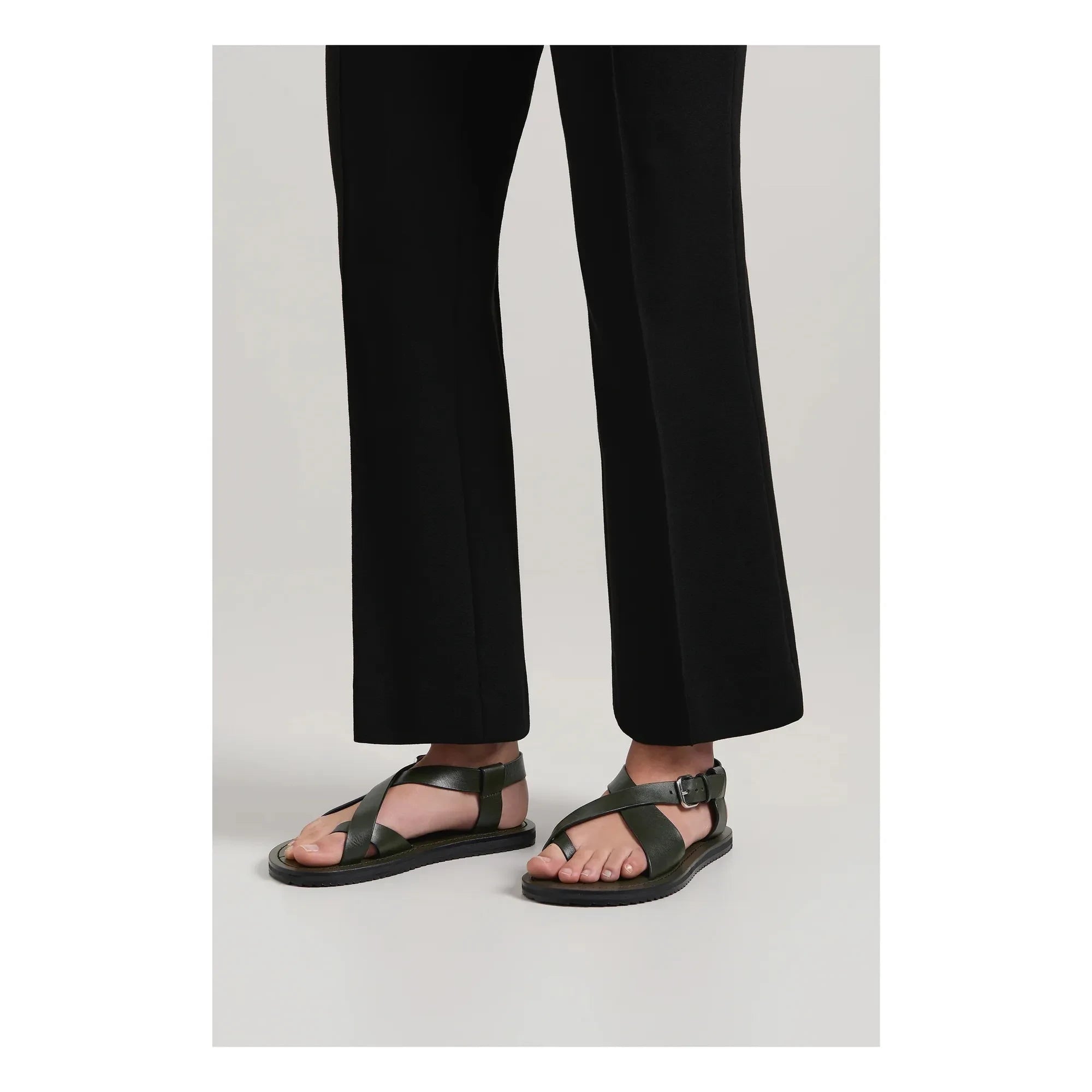 A. Emery - Ora Sandal | Dark Green