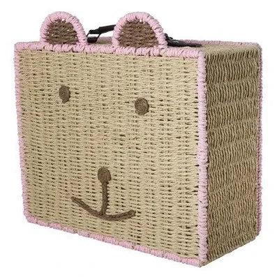 Rice - Plush Teddy Bear Suitcase | Pink
