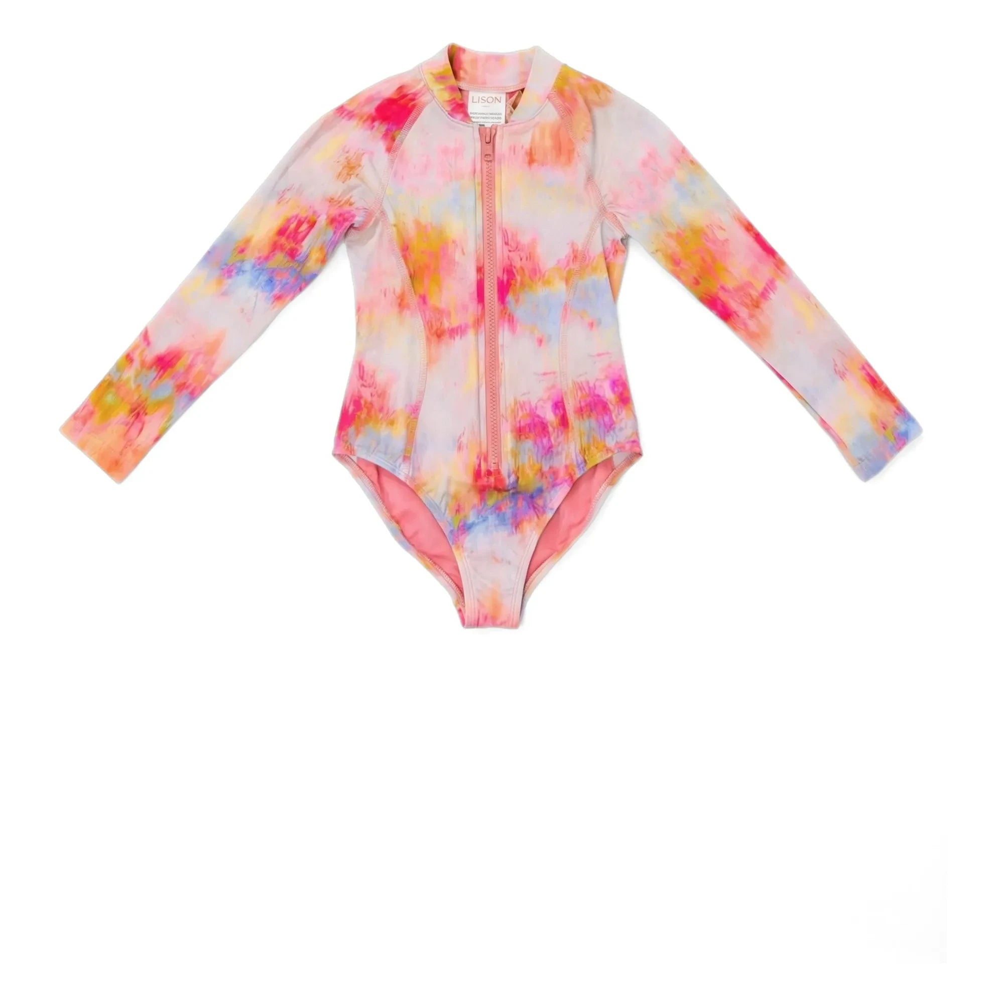 Lison Paris - Daiquiri Tie and Dye Recycled Fiber UV Protective Swimsuit | Pink