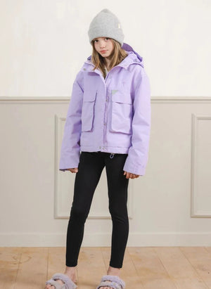 Töastie - Waterproof Windbreaker with Recycled Fiber Lining | Lilac