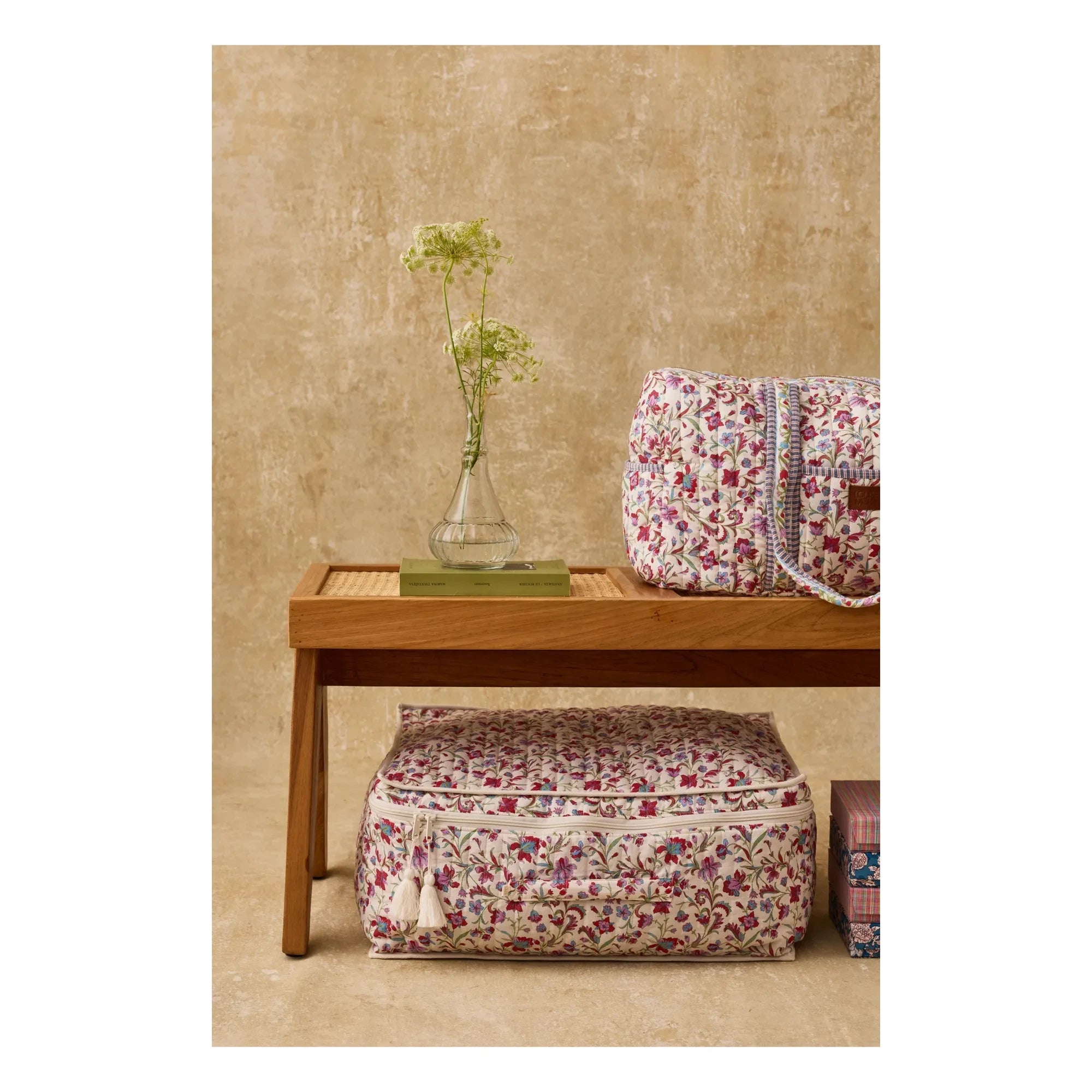 Louise Misha - Organic Cotton Taty Storage Bag | Cream