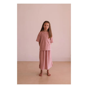 We Are Kids - Jordan Organic Cotton Towel T-Shirt | Soft Pink