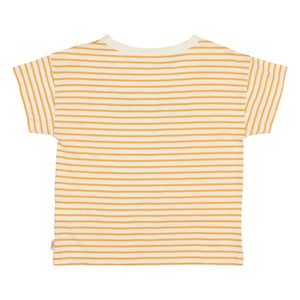 Búho - Striped Gelato Organic Cotton T-Shirt | Yellow