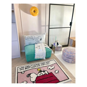 Maison Deux - Peanuts Comic halı | Pembe