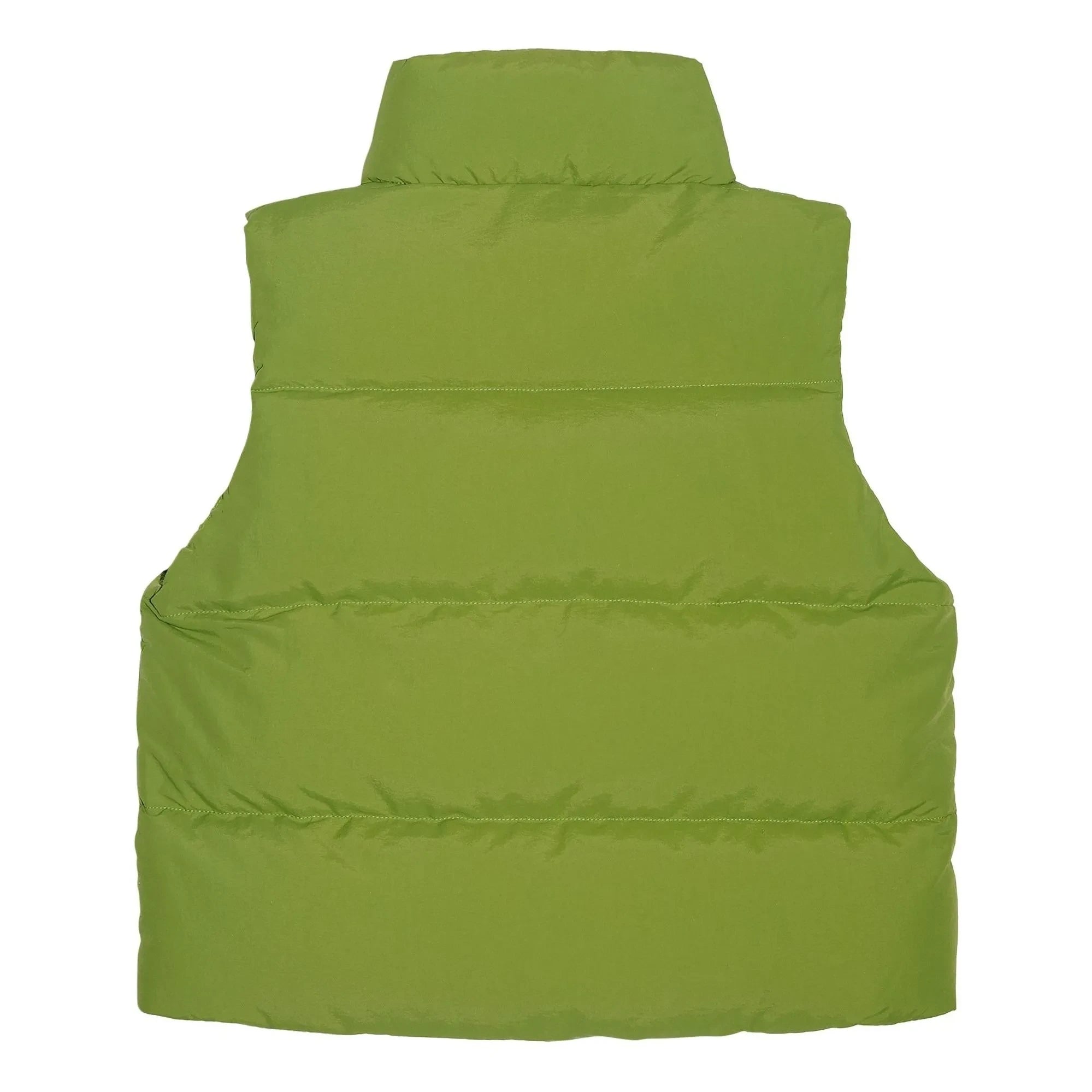 Hundred Pieces - Temper Recycled Fiber Sleeveless Down Jacket | Green