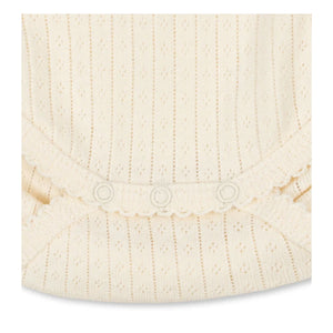Konges Sløjd - Minnie Ribbed Bodysuit Organic Cotton | Ecru