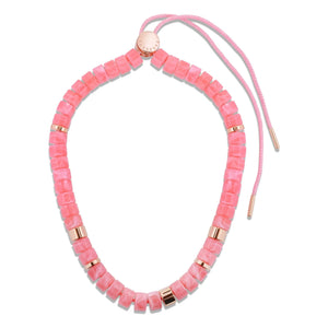Parabaya - Praia Grapefruit Necklace | Pink