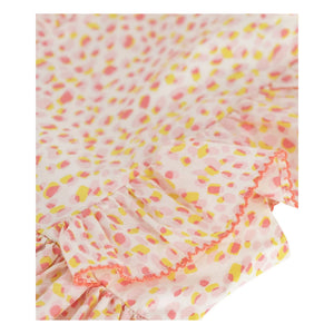 Petit Bateau - Organic Cotton Poplin Polka Dot Dress | Coral