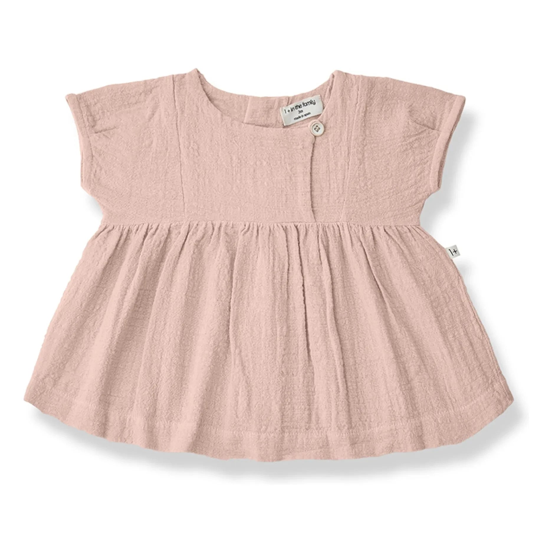 1+ in the family - Gualta Chiffon Dress | Powder Pink