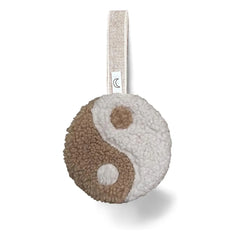 Dappermaentje - Yin Yang pacifier clip | Beige