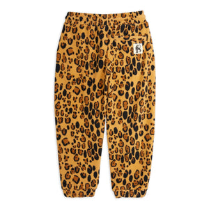 Mini Rodini - Recycled Polyester Leopard Print Jogger | Beige