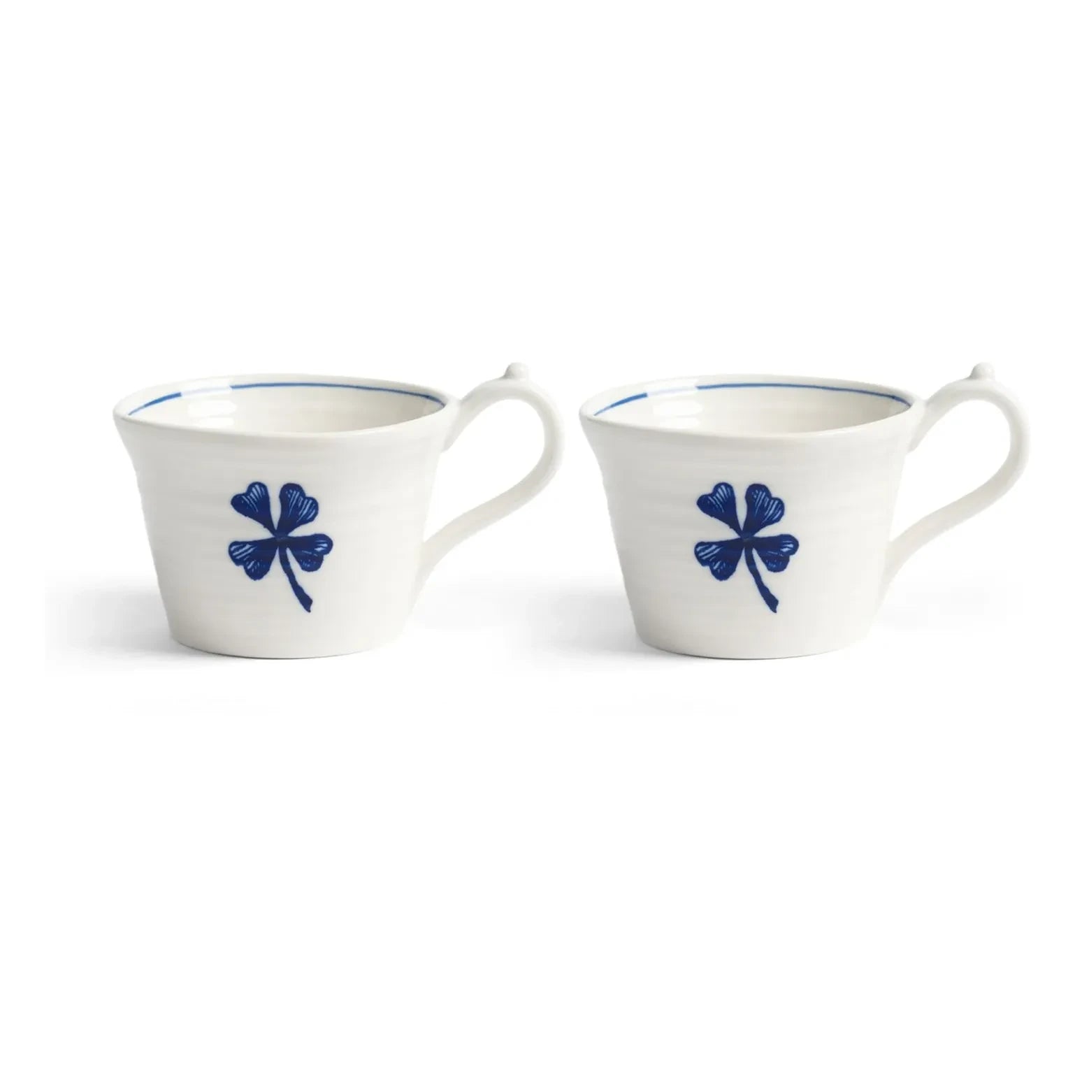 &Klevering - Anouk Porcelain Espresso Cup - Set of 2 | Blue