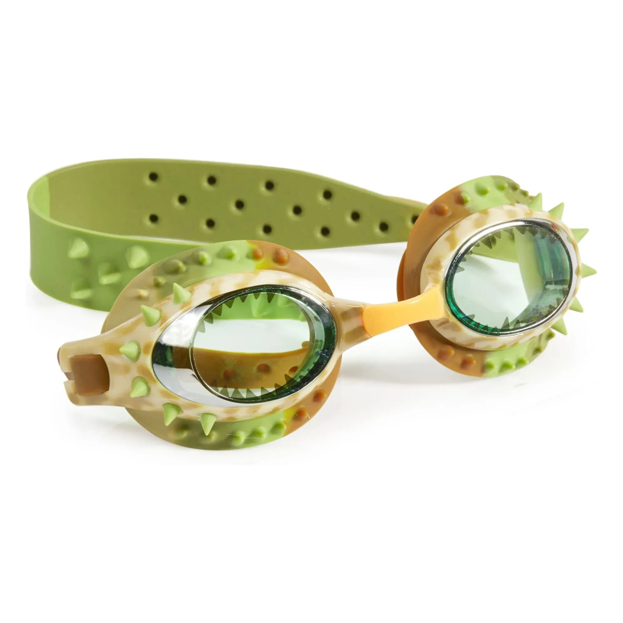 Bling2O - Prehistoric Times Swimming Goggles | Khaki