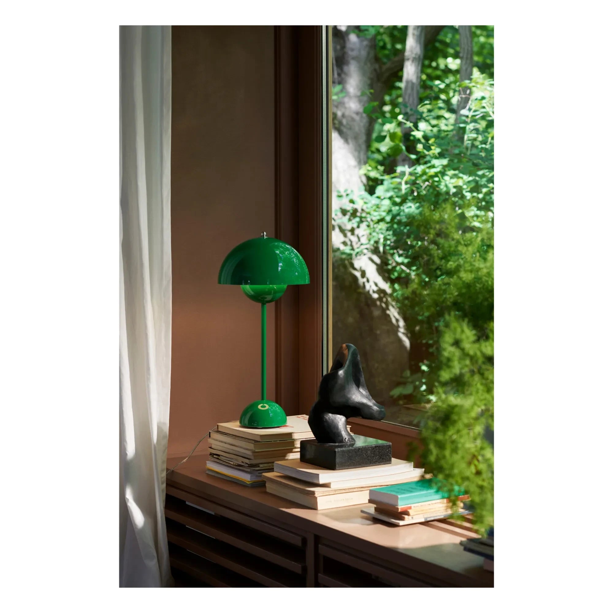 & Tradition - VP3 Flowerpot Table Lamp - Verner Panton, 1969 | Green