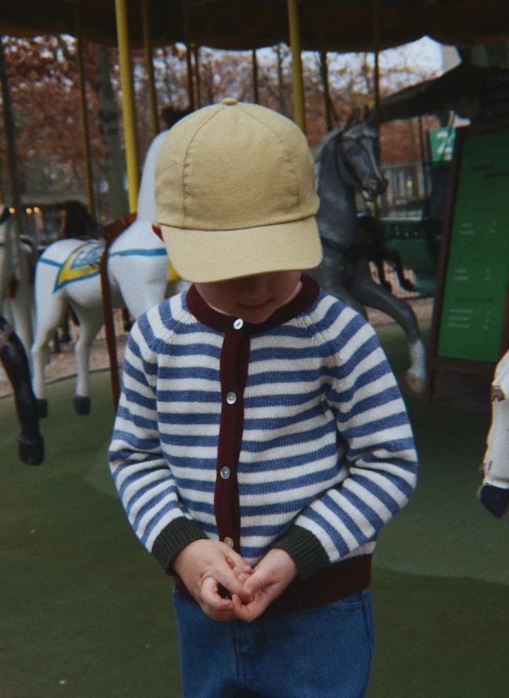 Konges Sløjd - Belou Striped Wool Cardigan | Blue