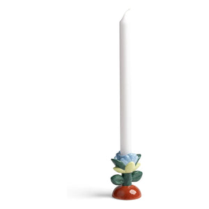 &Klevering - Flower Candle Holder | Green