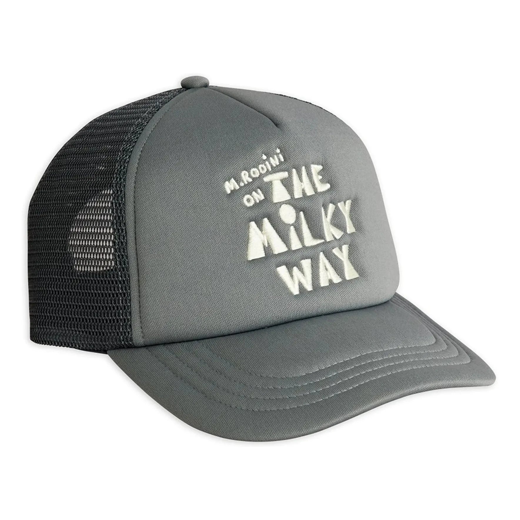 Mini Rodini - The Milky Way recycled fibre hat | Gray