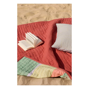 Hübsch - Organic Cotton Blanket | Orange