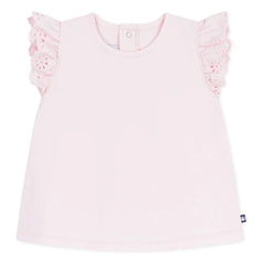 Petit Bateau - Broderie Anglaise T-Shirt | Pink