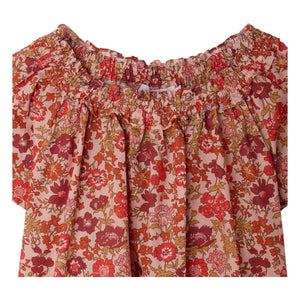 Bonpoint - Goldia Fleurie Organic Cotton Blouse | Dusty Pink
