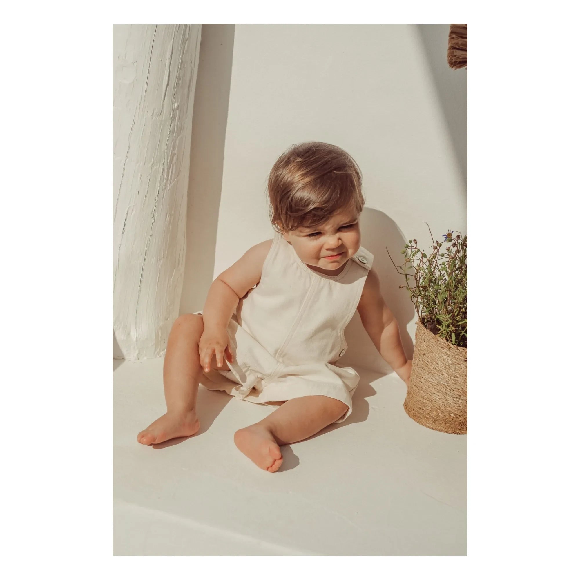 THE LiTTLE POETS - Alice Overalls | Ecru