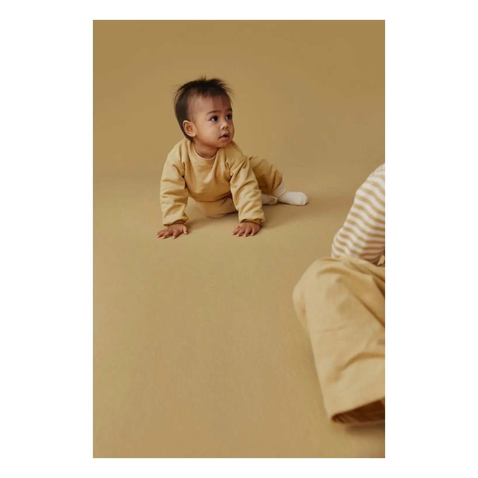 Gray Label - Mini organik pamuklu sweatshirt | Hardal