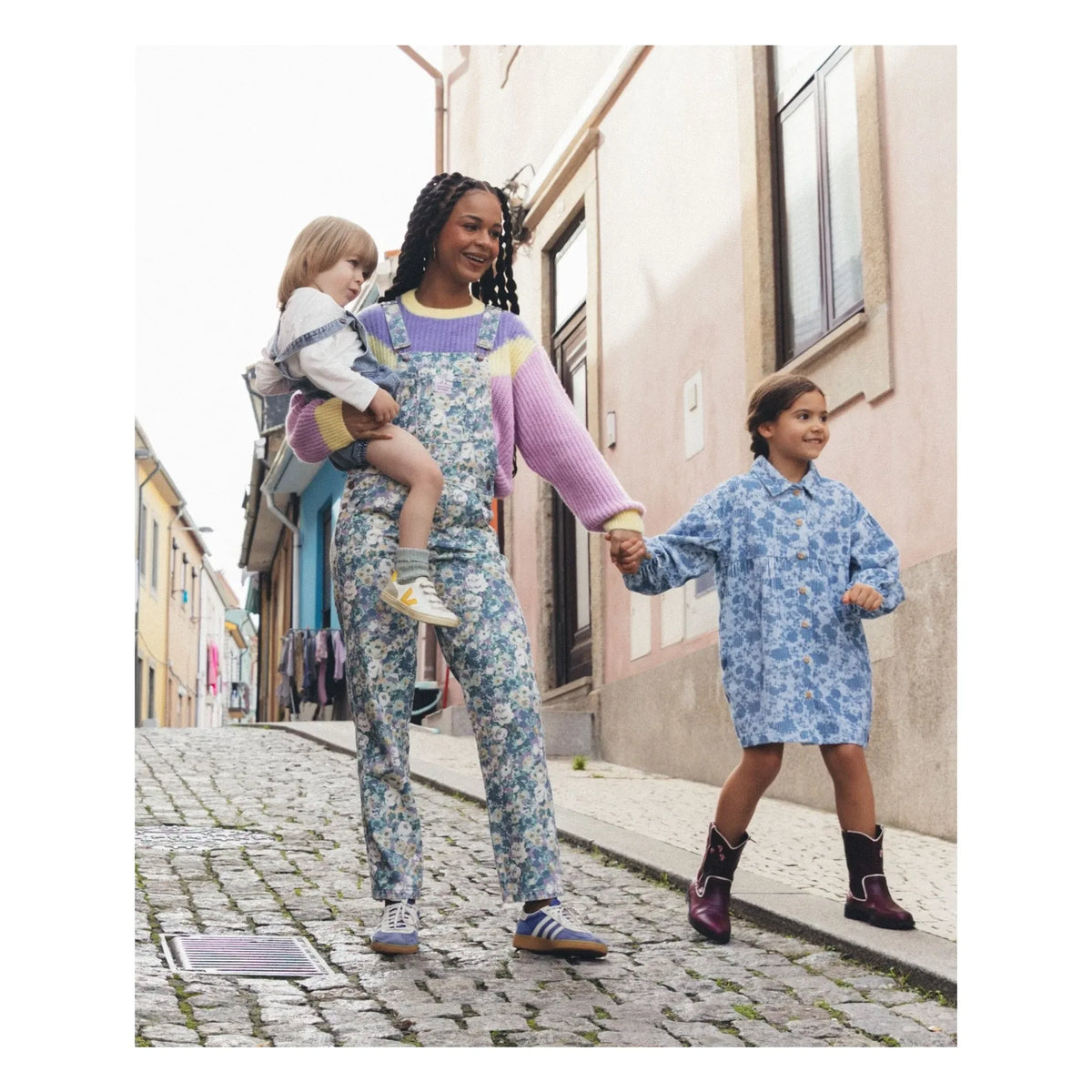 Favorite People - Mixtape Floral Print Overalls - Women's Collection | Mavi
